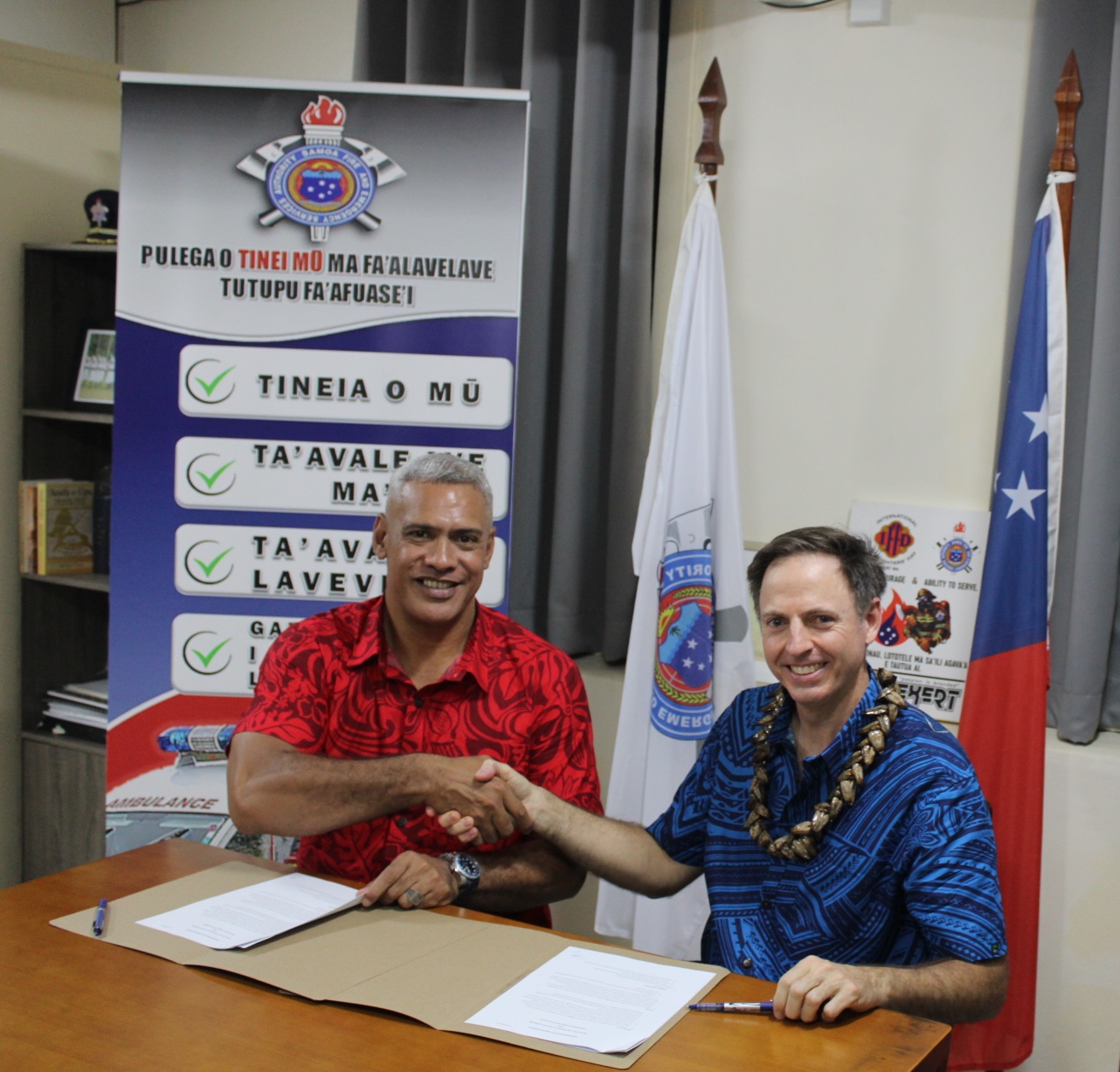 Australasian College of Paramedicine partners with Samoa Fire and Emergency Services Authority